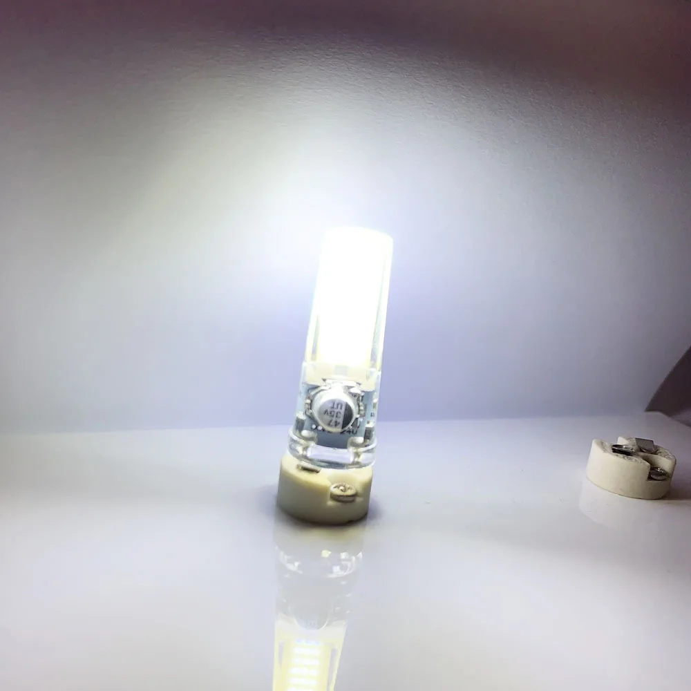 디밍 가능 LED COB 10W GY6.35 G4 AC / DC 12V LED GY6.35 COB 2508 디밍 LED 옥수수 조명 g6.35 크리스탈 홈 펜던트 조명 화이트