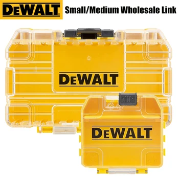 DEWALT 부품 액세서리 보관 도구 상자, 오리지널 도구 상자, 터프 케이스, 소형 중형 드릴 비트, 쌓을 수 있는 조합, 도매