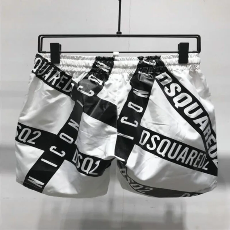 DSQ2 Men's Beach Shorts 2022 Summer New Fashion Casual Quick-Drying Beach Vacation Surfing Outdoor Sports Shorts DSQ2 Men's Beach Shorts 2022 Summer New Fashion Casual Quick-Drying Beach Vacation Surfing Outdoor Sports Shorts