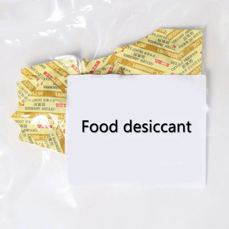Oxygen Absorber For Food 100 Term Deoxidant 30cc Oxygen Absorbers Bags Food Grade Oxygen Absorbers For Food Products CO2 Bag Deoxidizer Moisture Absorber