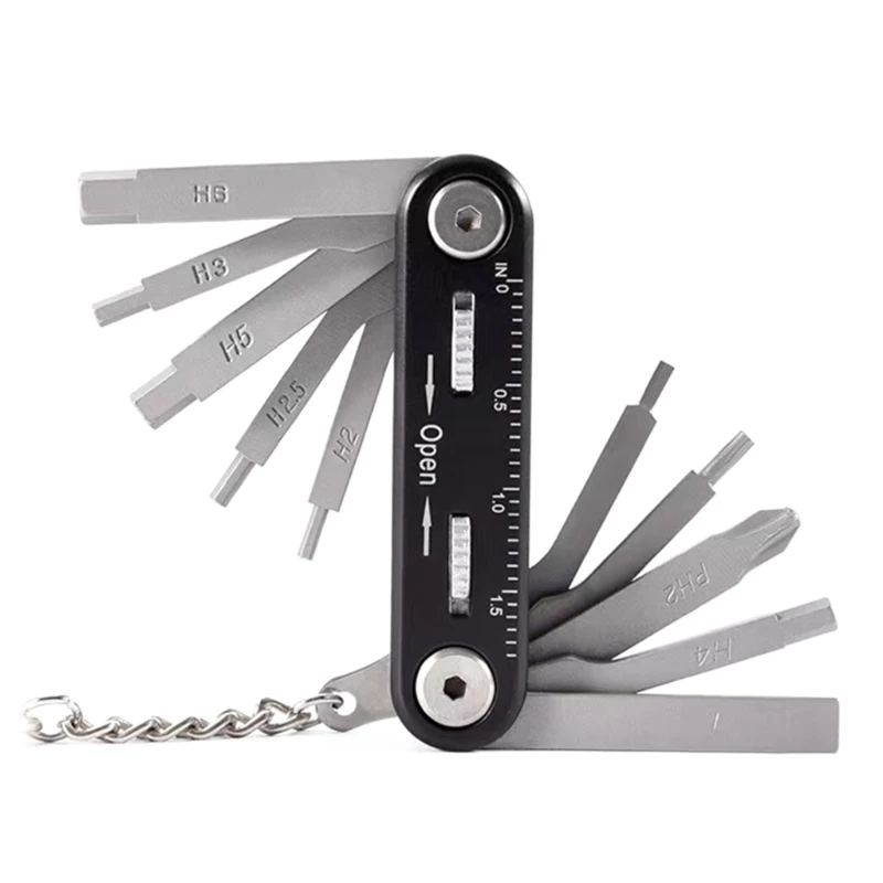 

Портативная головка для горного велосипеда, универсальный гаечный ключ, туристический карманный многофункциональный инструмент,