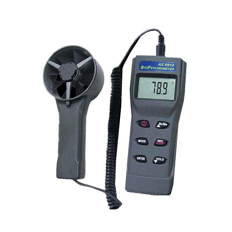 AZ-8912 디지털 풍속계, 기류 계량기