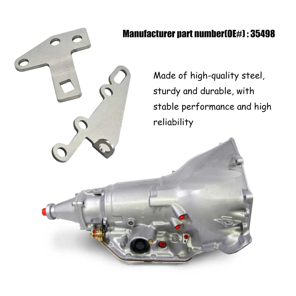 35498 Bracket and Lever Kit Replacement for TH250 TH350 TH400 200-4R 700R4 4L60E 4L80E 4L85E