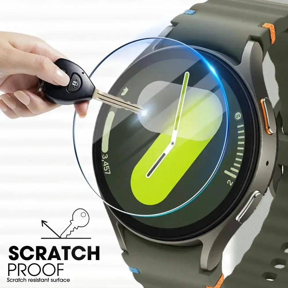 Glass Protective Film For Samsung Galaxy Watch 7 40mm 44mm Full Screen Protector Samsung Galaxy Ultra With Tool Easy Install Kit