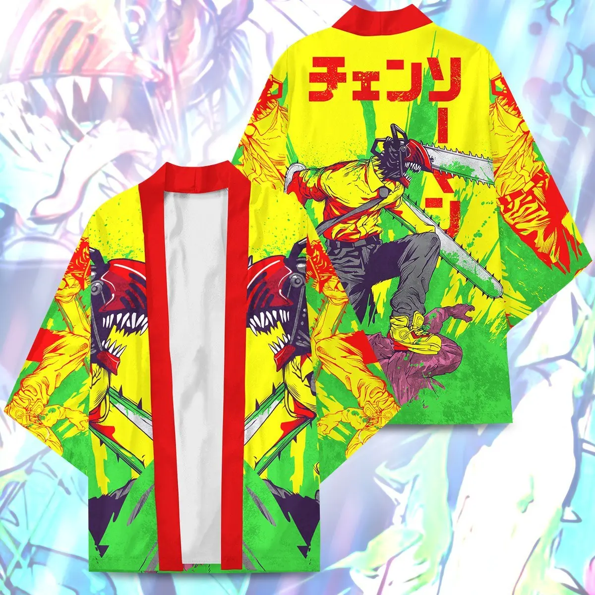 My Hero Academia Kimono Chainsaw Man Kimono Men's and Women's Cape Casual Cardigan Haori
