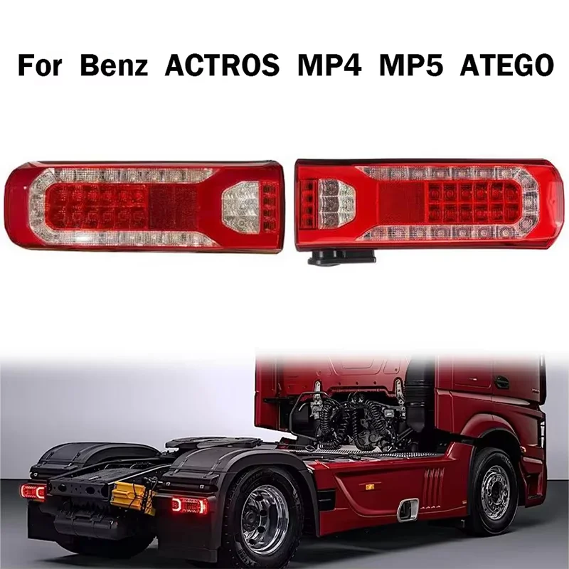 Äußere Rückleuchte Für Mercedes Actros MP4/MP5 – Links, Mit LED-Bremslicht & Halogen-Blinker, IP67