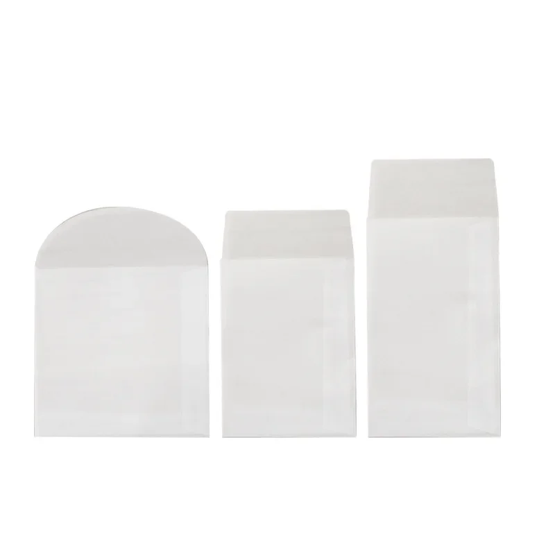 50pcs/lot Translucent Jewelry Storage Bag for Card Earring Necklace Bracelet Gift Packaging Bags Mini Envelopes More Size mini envelopes,packing pouches