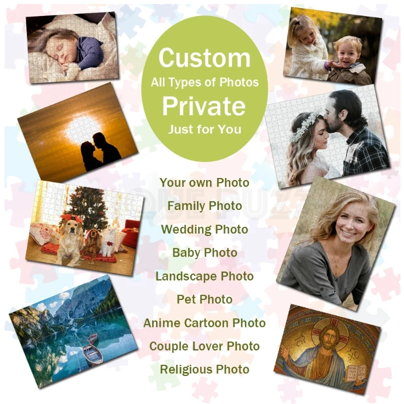 Photo Custom Jigsaw Puzzle 35/200/300/500/1000 Pieces Assembling Picture Wood Puzzle for Adults Educational Toys Puzzles 5