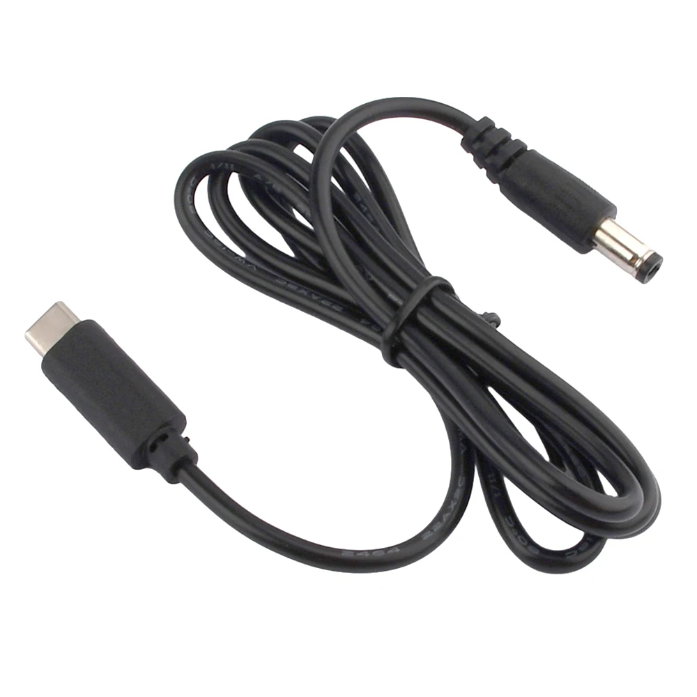 PD/QC 3.0/2.0 FCP/AFC Power Adapter Typec to DC 5.5x2.5 male 12V 3A