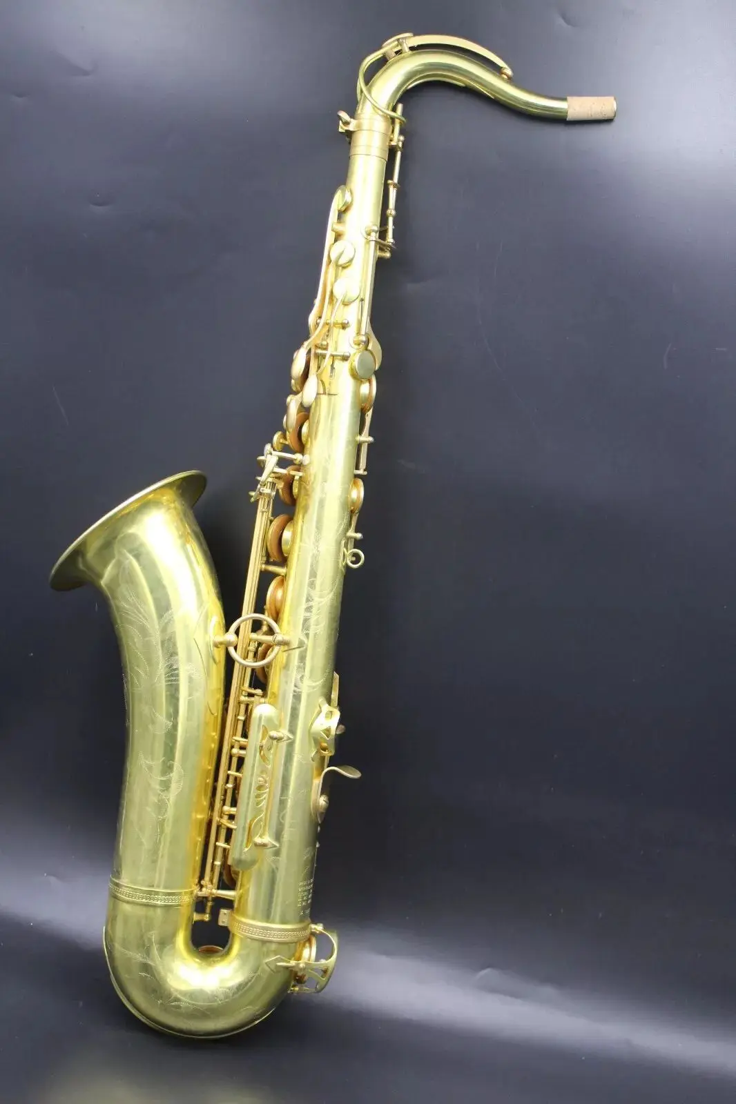 Eastern music pro original brass unlacquered tenor saxophone Mark VI type w/case