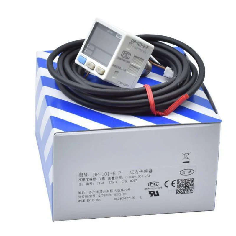 DP-101-E-P двойной дисплей цифровой PNP точный датчик давления/вакуума с улучшенной видимостью 100% новый и оригинальный