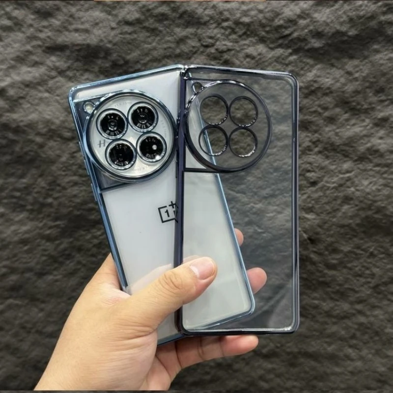 Luxurious Transparent TPU Soft Silicone Bumper Case