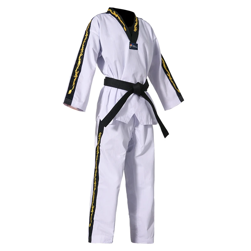 Adult Kids WT Taekwondo Dobok Childs TKD Uniform Suit Dragon