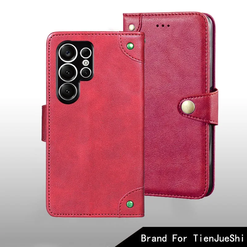 Retro Leather Back Case Cover with Metal Buckle - Premium Protective s