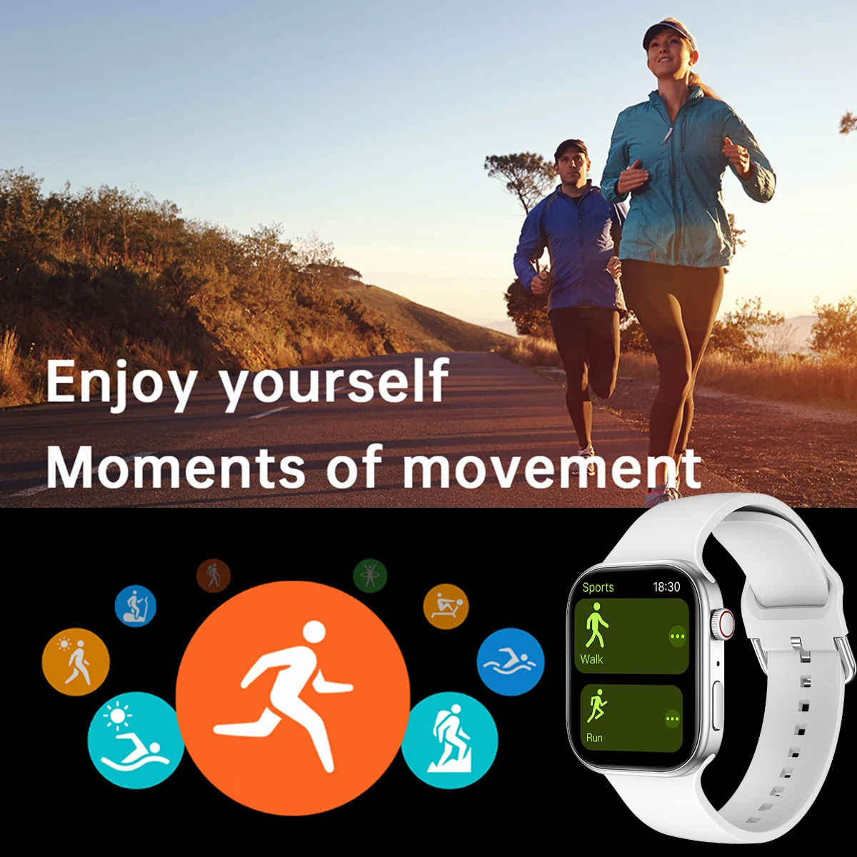 �ɽ��� ���ο� ����Ʈ��ġ 1.83��ġ HD ȭ�� ���� ��ȭ ���� ������ ��� ��Ʈ�Ͻ� Ʈ��ŷ �޽��� �˸� �ȵ���̵�/iOS ����