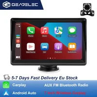 Autoradio Android sans fil avec transmetteur FM, lecteur de limitation stéréo, BT, WiFi, AUX, écran USB, 7 pouces 1