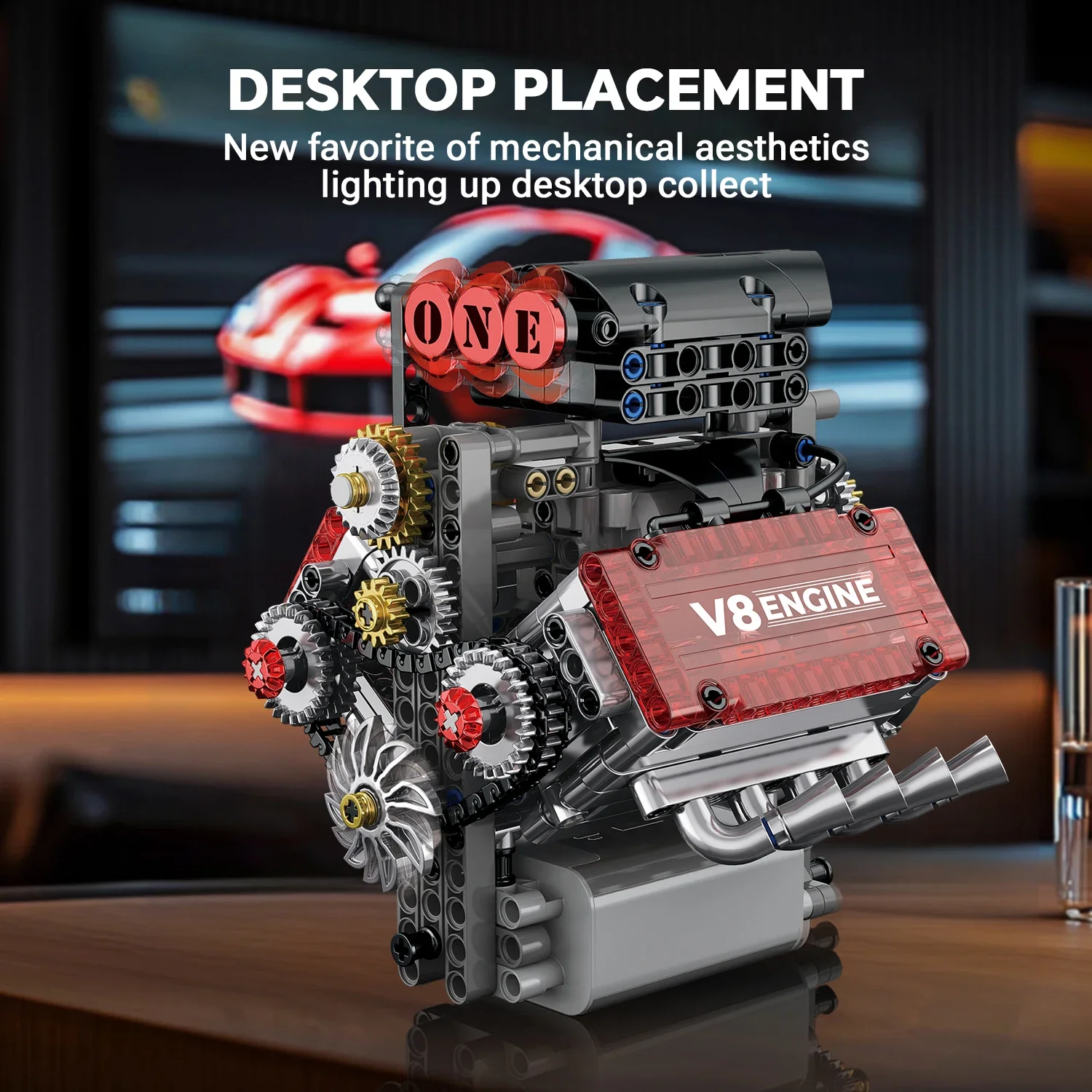 V8 Engine Building Block Kit 3