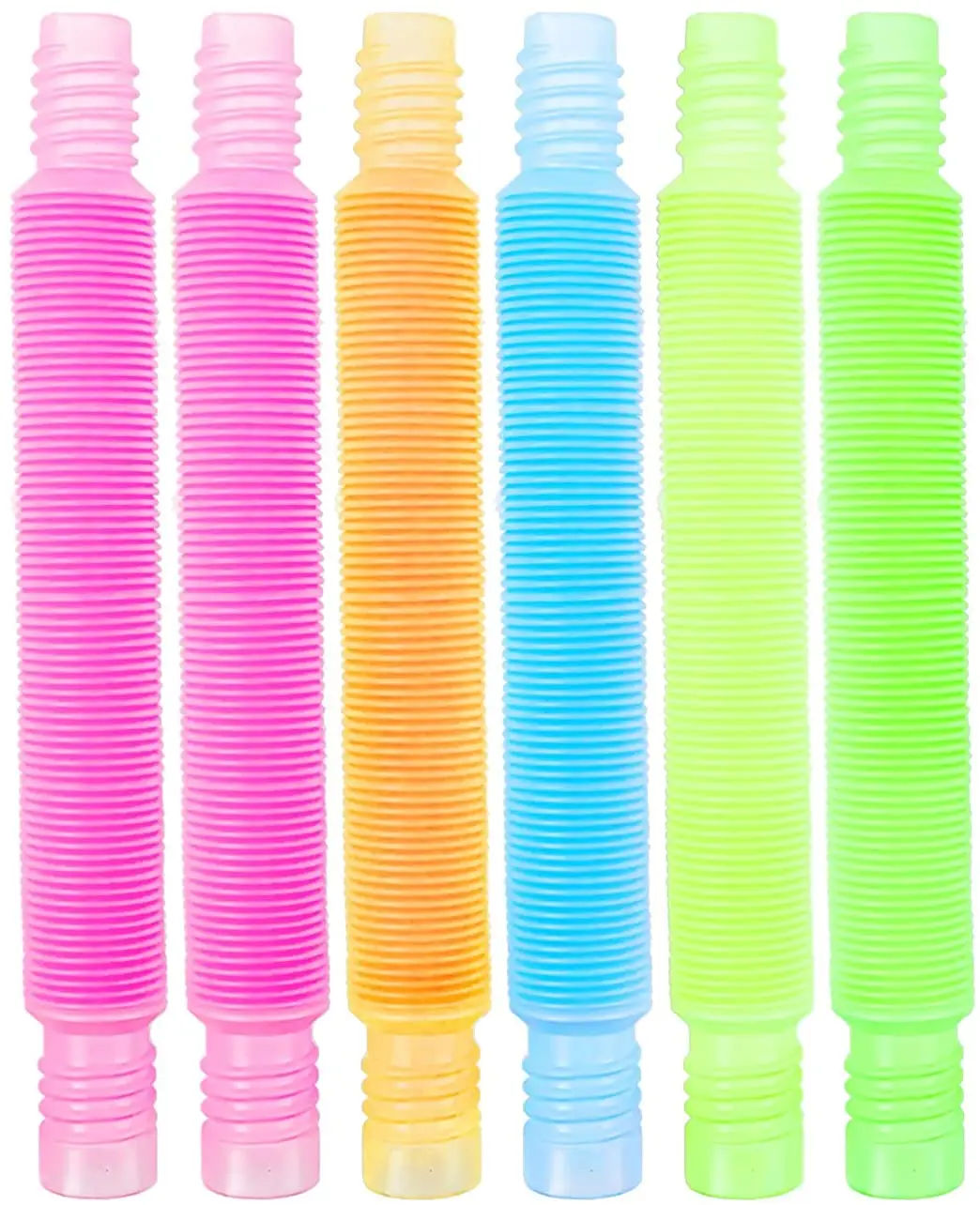 6/12PCS Fidget Pop Buis Speelgoed Zintuiglijke Stretch Pijp Decompressie Stress Relief Kids Volwassenen Geluid Zintuiglijke Tool kopen vanaf een prijs van 6.2