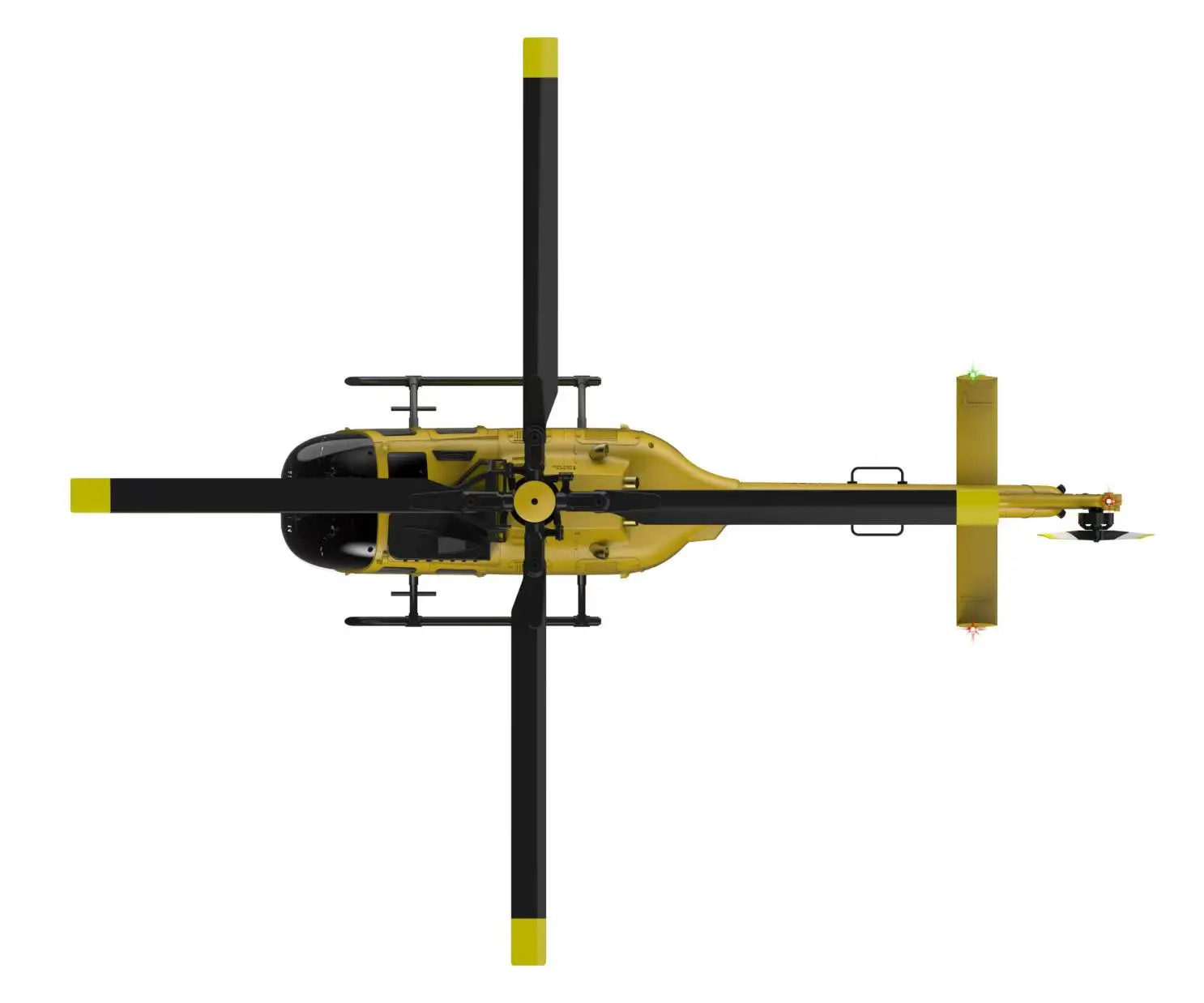 RC ERA C180 BO-105 2.4G 6CH 광학 흐름 포지셔닝 TOF 고도 유지 듀얼 브러시리스 모터 1:25 스케일 플라이바리스 RC 헬리콥터