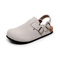 New Birken Clogs for Women Men Dupes Unisex Slip-on Potato Shoes Footbed Suede Cork Clogs and Mules