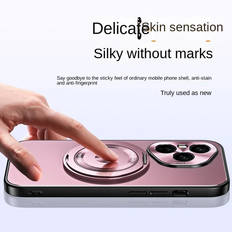 Matte Galvanized Rotatable Metal Bracket Holder Phone Case