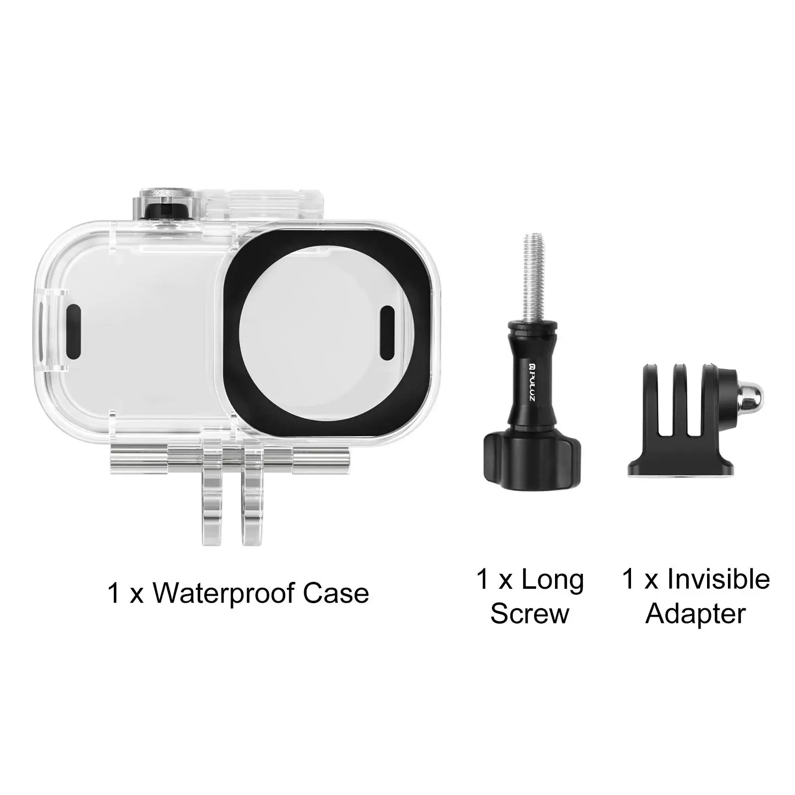 PULUZ Obudowa wodoszczelna do kamer DJI Osmo Nano, głębokość 45m, podwodna osłona, niewidoczna podstawa.