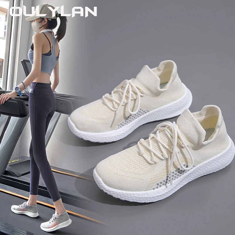 Women's Running Shoes Summer Mesh Breathable Casual Couple Running Fitness