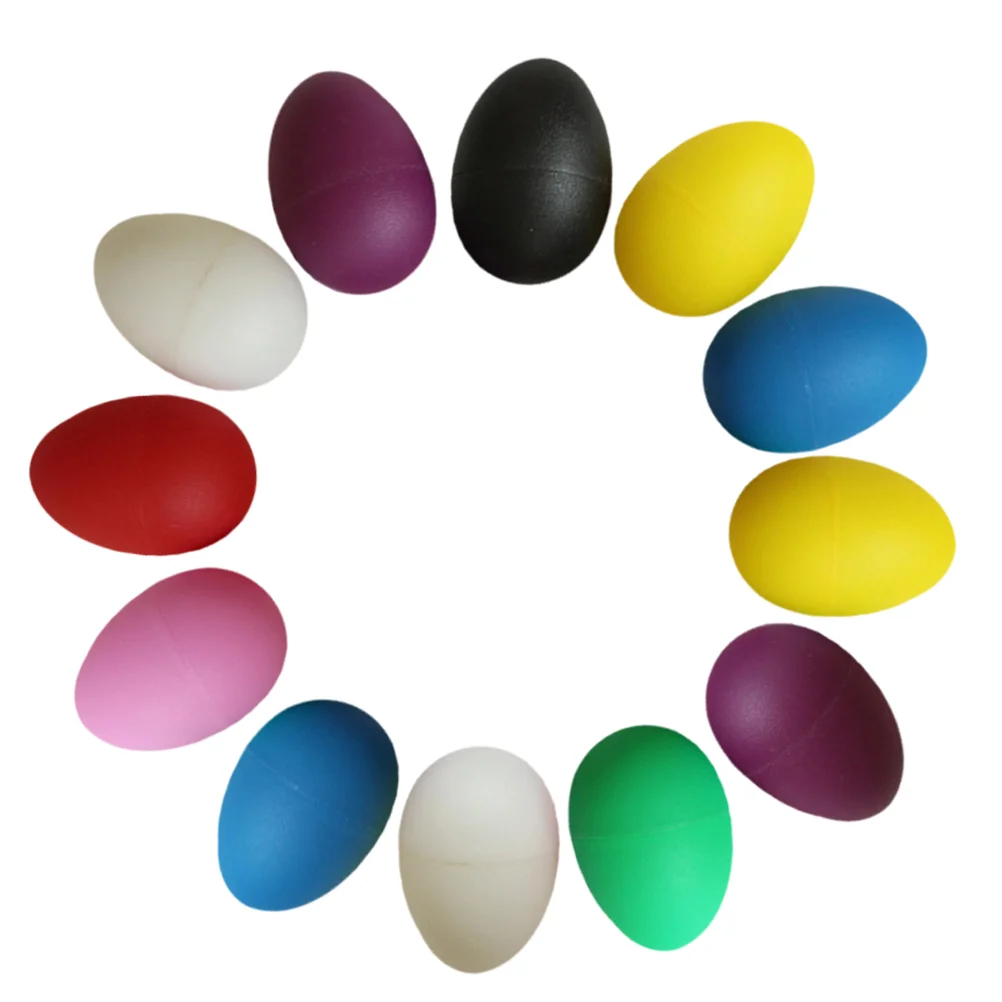 

12 Pcs Ma Mian Sand Eggs Percussion Musical Kids Instruments Toddler Wooden Toys Maracas Colorful Shakers Pvc Baby