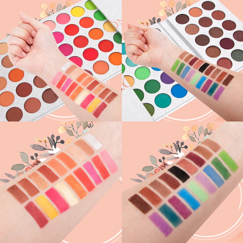 Eye Shadow Eye Shadow Plate 65-Color Eyeshadow Palette Makeup Matte Glitter Finishes for Festival Christmas Cosmetics makeup