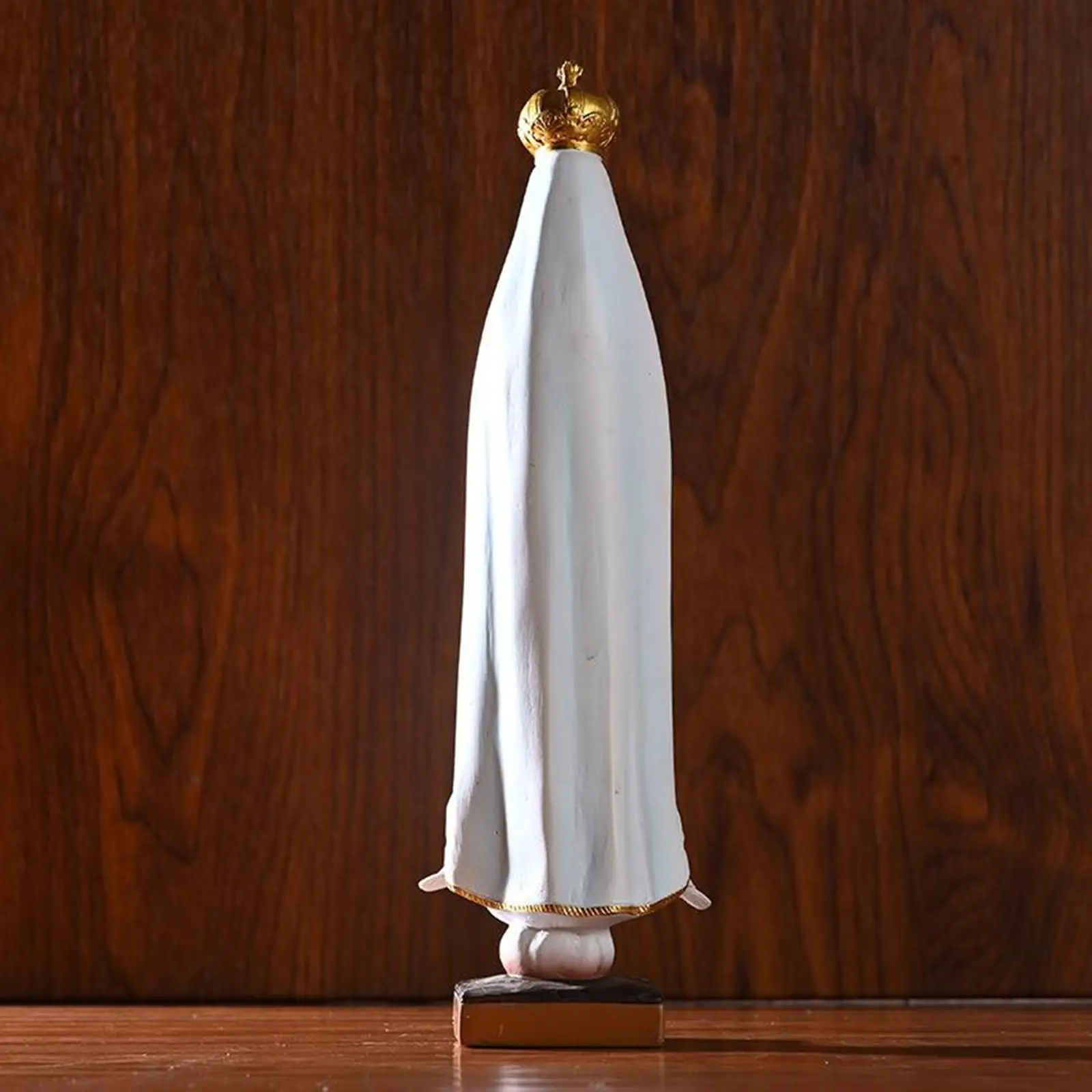 Blessed Mary Statue with on Her Head, 2.36x2.17x8.27 Inch Small