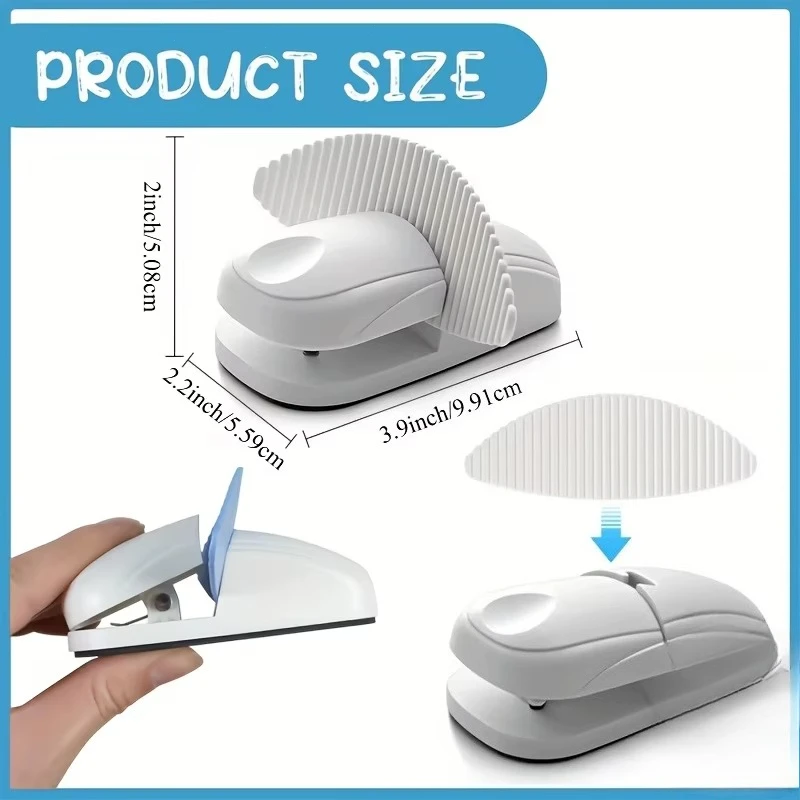 1pc 내구성이 뛰어난 휴대용 문서 홀더 사무실, 타이핑, 독서용 A4 종이 홀더 책상 정리함