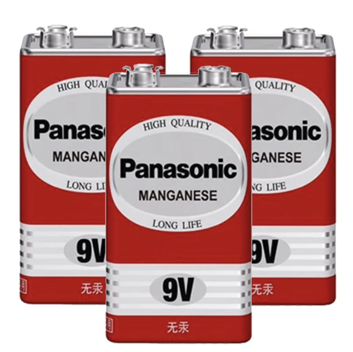 Power Tool Battery Panasonic 9V 6F22 Alkaline for Alarm Wireless Microphone Mercury Free