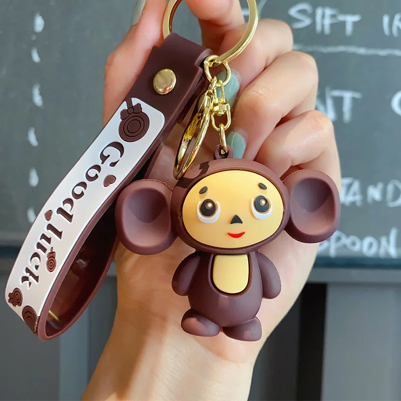 漫画チェブラーシカキーチェーンロシア映画コスプレ大きな耳の猿バック