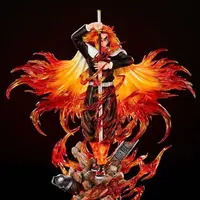 ⁦مجسم أصلي لشخصية رينغوكو كيوجورو (قاتل الشياطين) بطول 30 سم | Official Demon Slayer Rengoku Kyoujurou Collection Statue 30cm⁩ - الصورة ⁦2⁩
