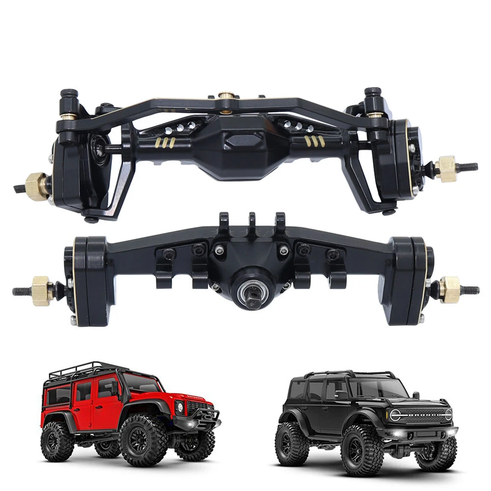TRX4M Heavy Brass Complete Front Rear Portal Axle for 1/18 RC Crawler