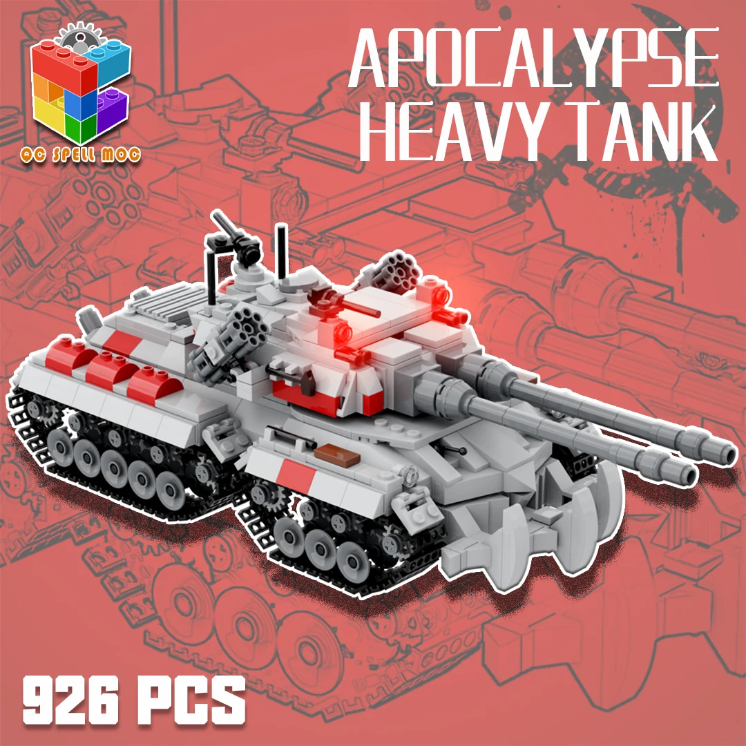 Command and Conquer: Red Alert 2 custom Prism Tank (MBT) Lego building  block C&C