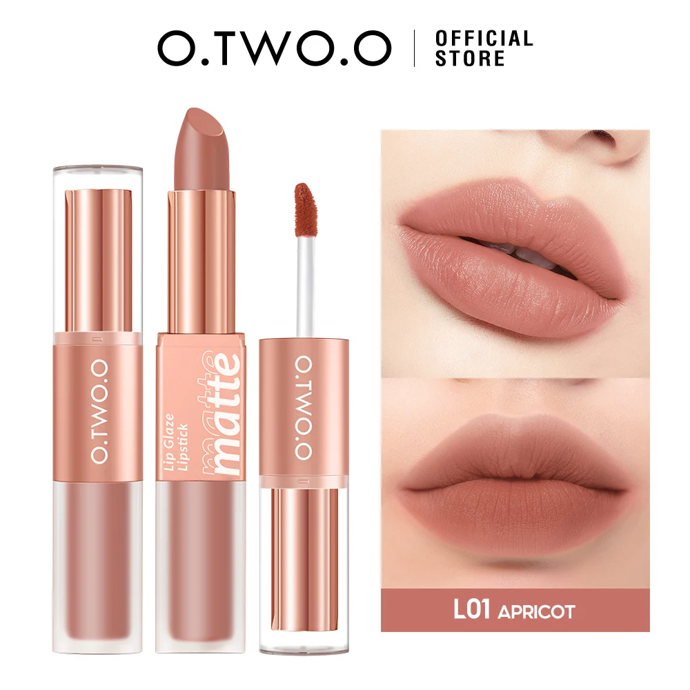 5.98US $ |O.two.o 12 Colors Lips Makeup Lipstick Lip Gloss Long Lasting Moisture Cosmetic Lipstick R...