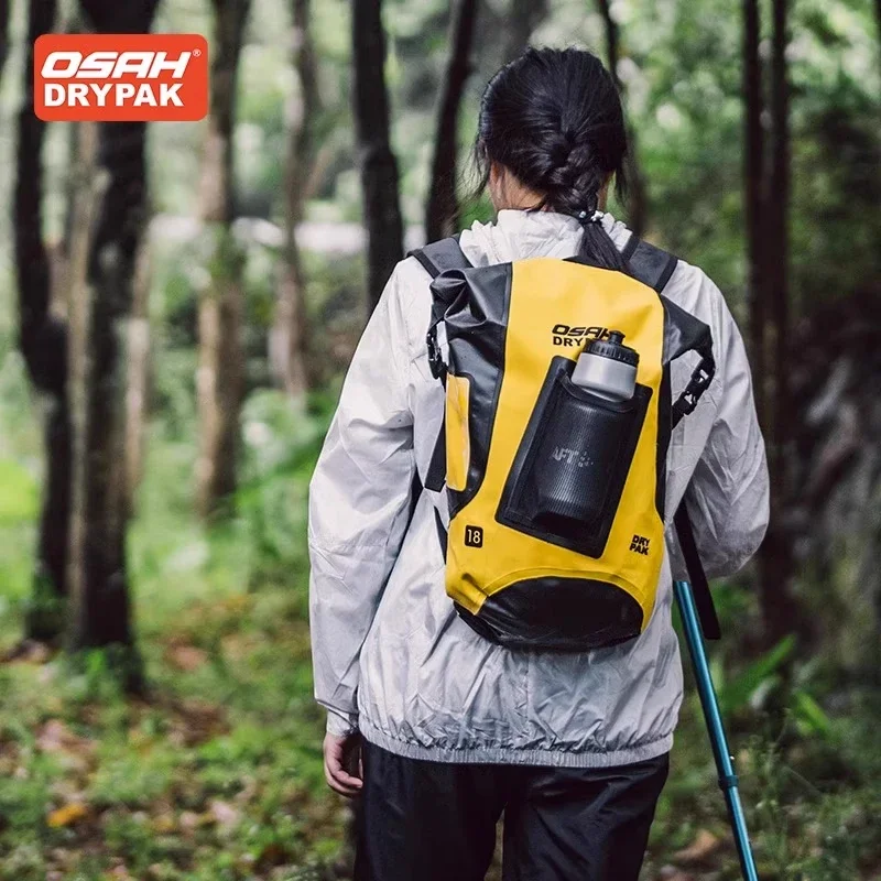 OSAH 18L Waterproof Backpack Swimming Men's/Women's Cycling Motorcycle Fishing Hiking Camping Climbing Diving Travel Sports Bag