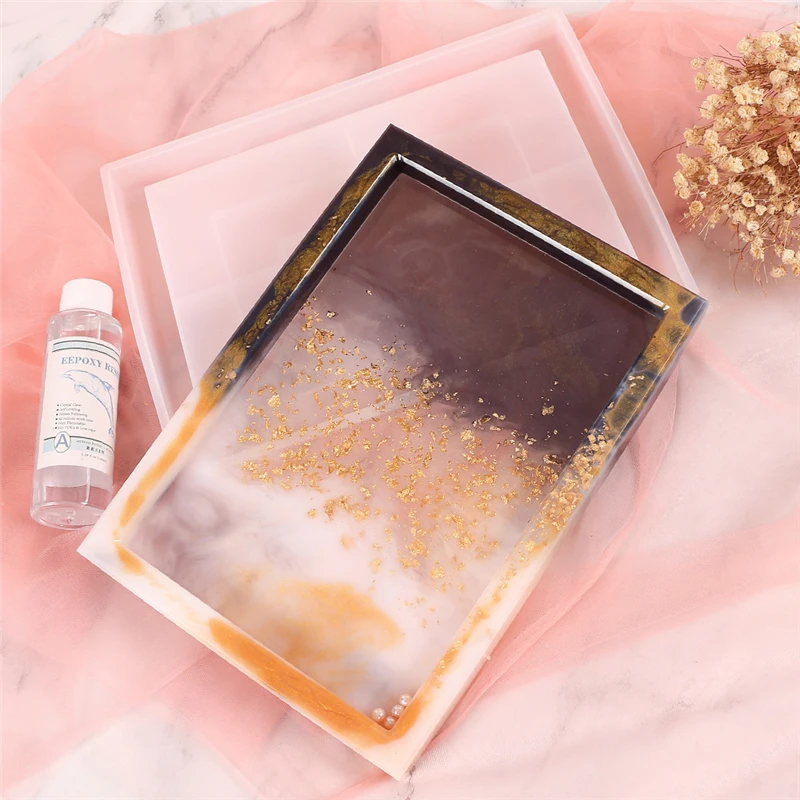 Large Silicone Molds Resin Table Epoxy Resin Jewelry Storage Tray