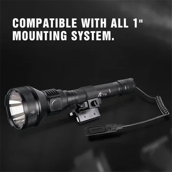Hunting LED Flashlight 18650 Cree XHP 2300lm Tactical Torch Powerful Rechargeable Light for Camping Self Defense 6