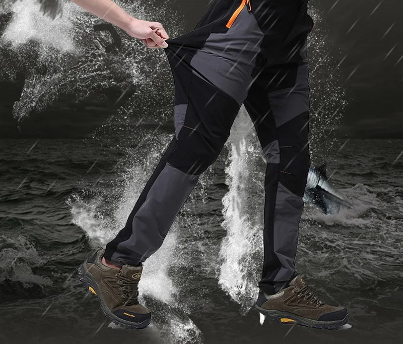 Uomo maschio estate sottile traspirante elastico campeggio Trekking pesca arrampicata escursionismo pantaloni all'aperto pantaloni sportivi ad asciugatura rapida L-5XL