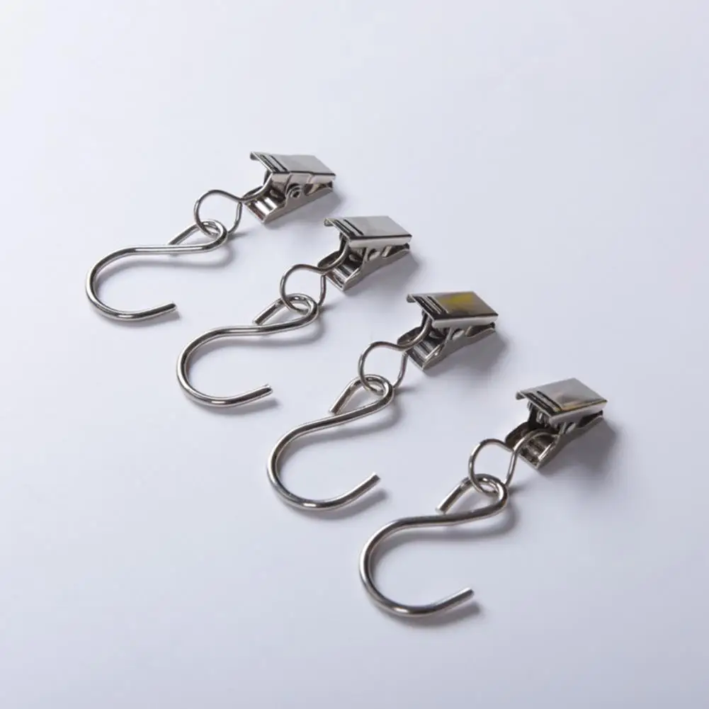 

Curtain Clips 50 Pcs Sturdy Reusable High Strength Photos Displaying Clips Household Stuffs