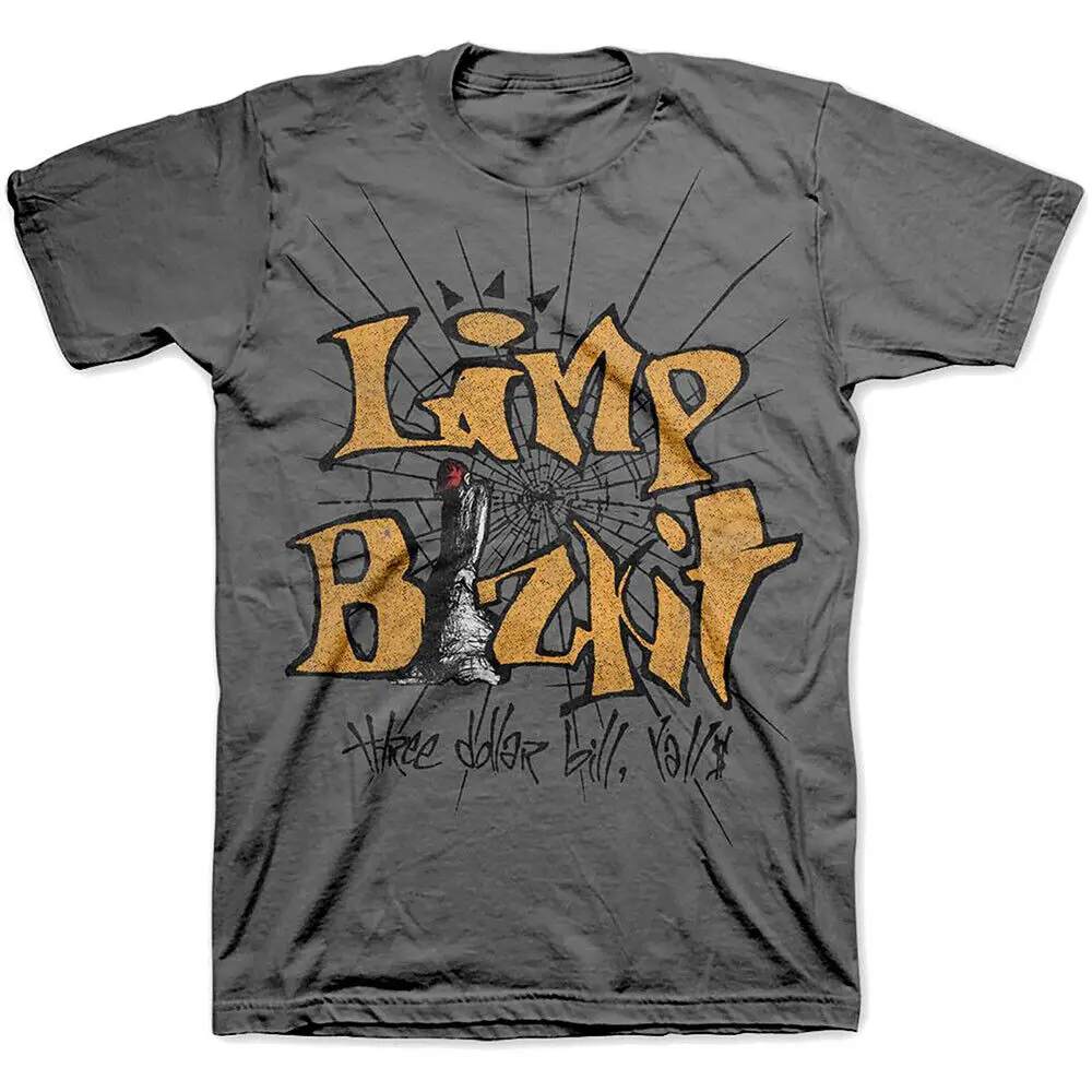 Фото Футболка Limp Bizkit, 3 доллара, серая №1