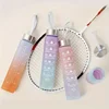 300ml/750ml/2L Water Bottle Motivational Sport Water Bottle Leakproof Bottles Drinking Outdoor Travel Gym Fitness Jugs 2