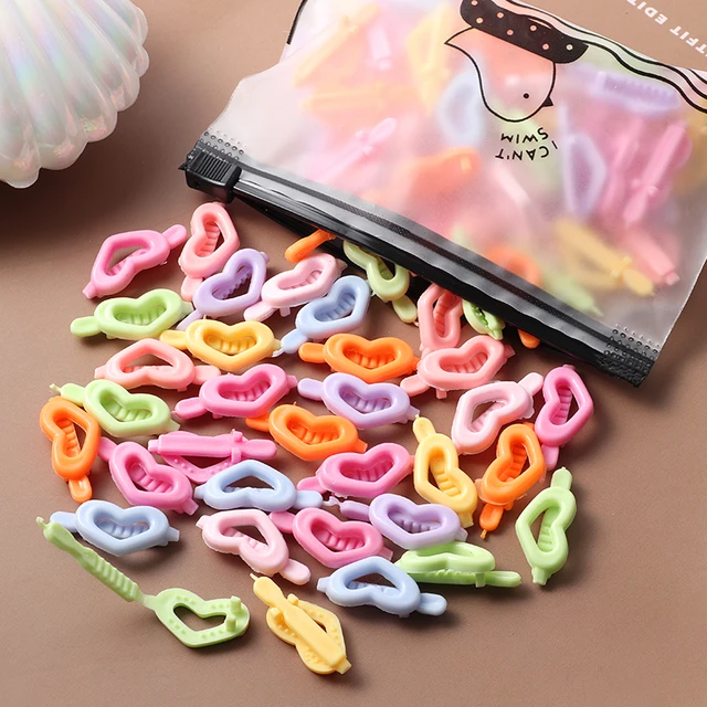 40Pcs Girls Colorful Hair Clips Flower Star Mickey Cute Small Hair Claws Kids Sweet Hairpins Cartoons Fashion Hair Accessories style-50