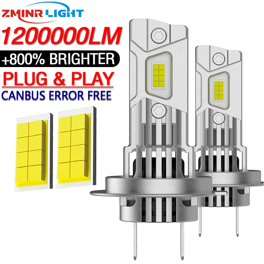 LED H7 H4 H1 자동차 헤드라이트용 전구 CANBUS 터보 자동차 라이트..