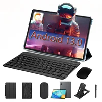 New Google Pad 10.1" Android Tablets Octa Core 8GB RAM 256GB ROM Dual SIM Network 4G LTE 5G Tablet PC 8000mAh with Keyboard case