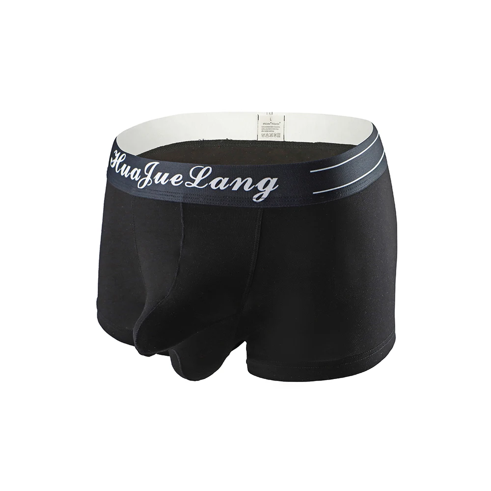 Boxer Shorts Mens Cotton Bulge Pouch Underwear Elephant Nose Elastic Panties Men\'s Boxer Briefs Underwear Male Swimming Trunks