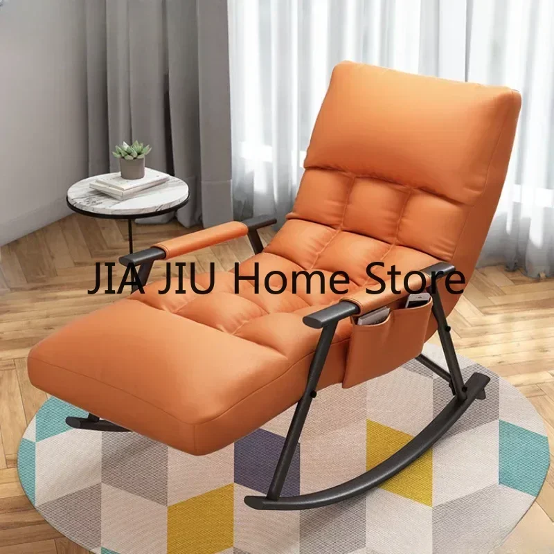Lazy Sofa Chaise Lounge Rocking Recliner Balcony Home Chaise Lounge Relaxation Luxury Fauteuil Salon Terrace Furniture QF50TY