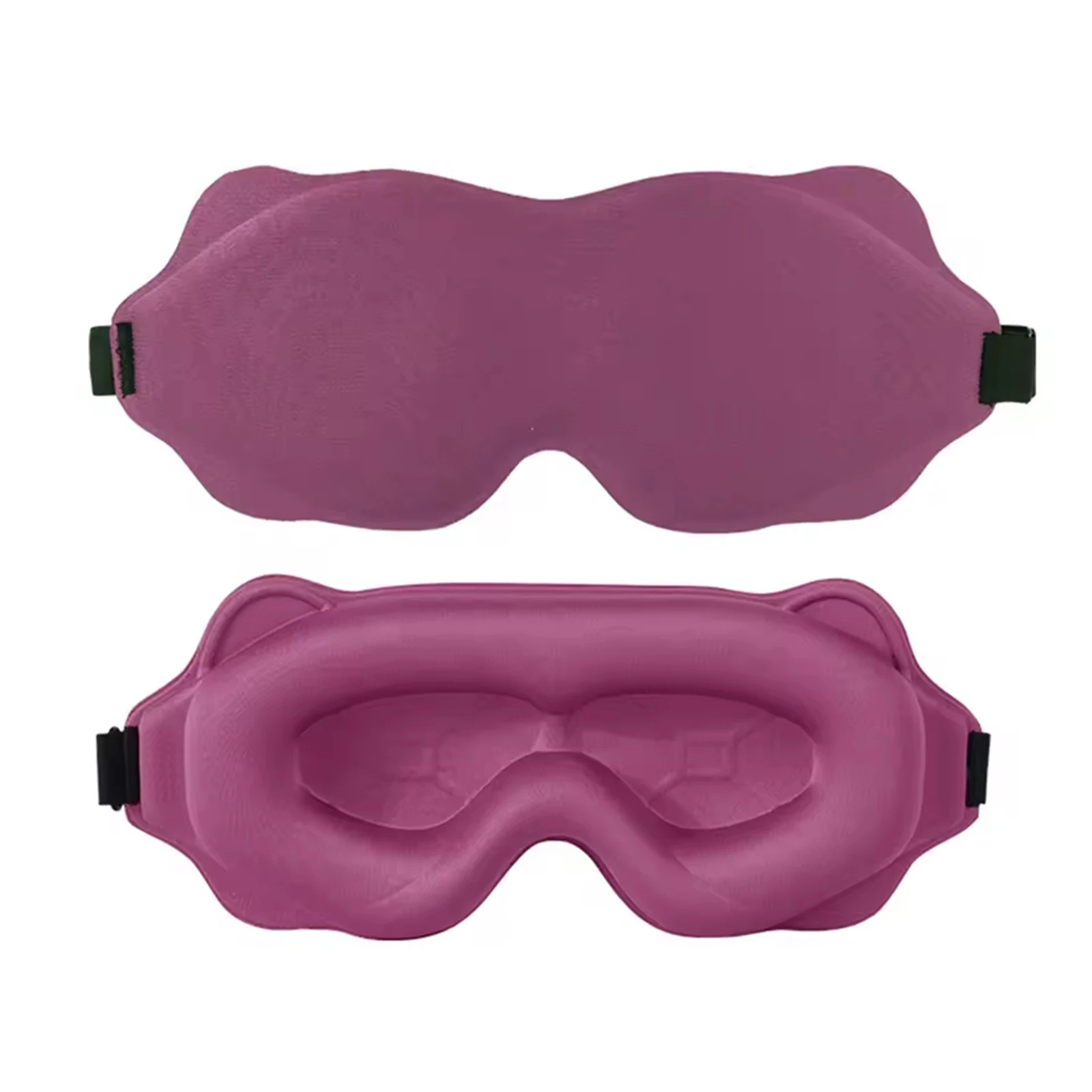 3D Contoured Memory Foam Sleep Mask - Ultra-Comfort & Light Blocking for Relaxation and Travel